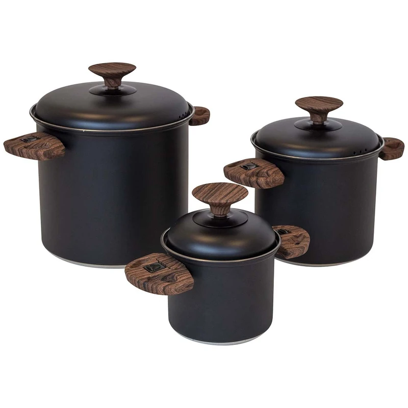 BO-Camp BC IND Batería cocina Hading Comp.3 for Campers and Outdoors for Outdoor Comfort and Practice