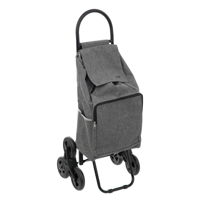 5five - Shopping Trolley with 6 Wheels "Nomade" Metal Grey