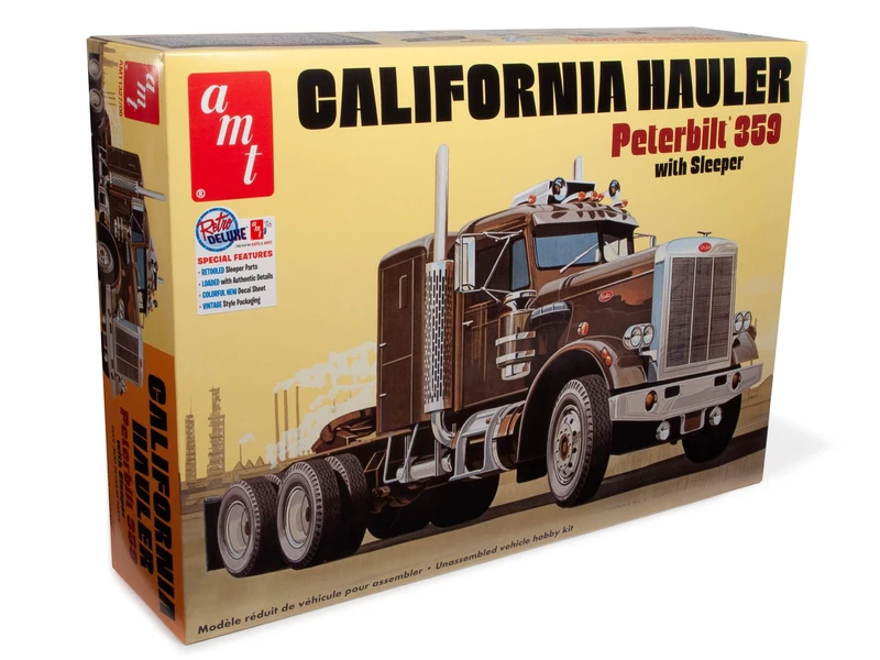 AMT Peterbilt 359 California Hauler w/Sleeper Plastic Kit