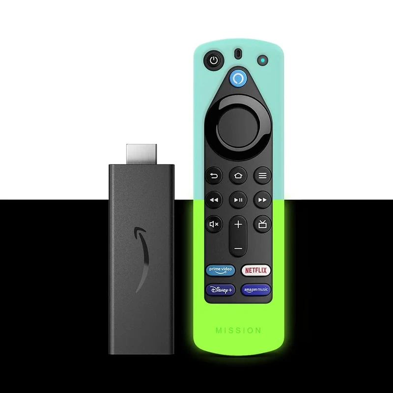 Fire TV Stick + Remote Cover Case (Glow in the Dark)