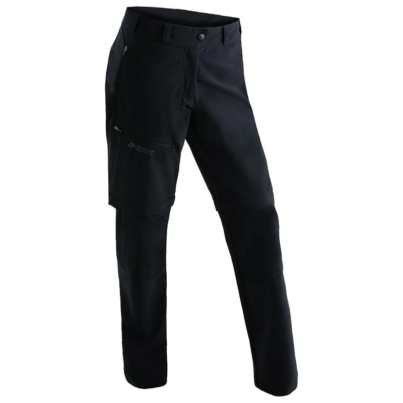 Maier Sports Latit Zip W Women's Hiking Trousers Black