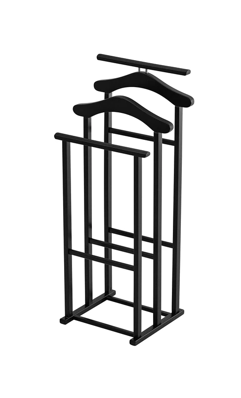 Arredamenti Italia Wear for bedroom MAXI, Wood - Triple support - Black finish Ar-It the heart of the wood