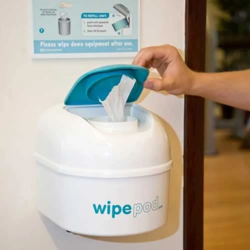 Wipepod WIPES DISPENSER only, White