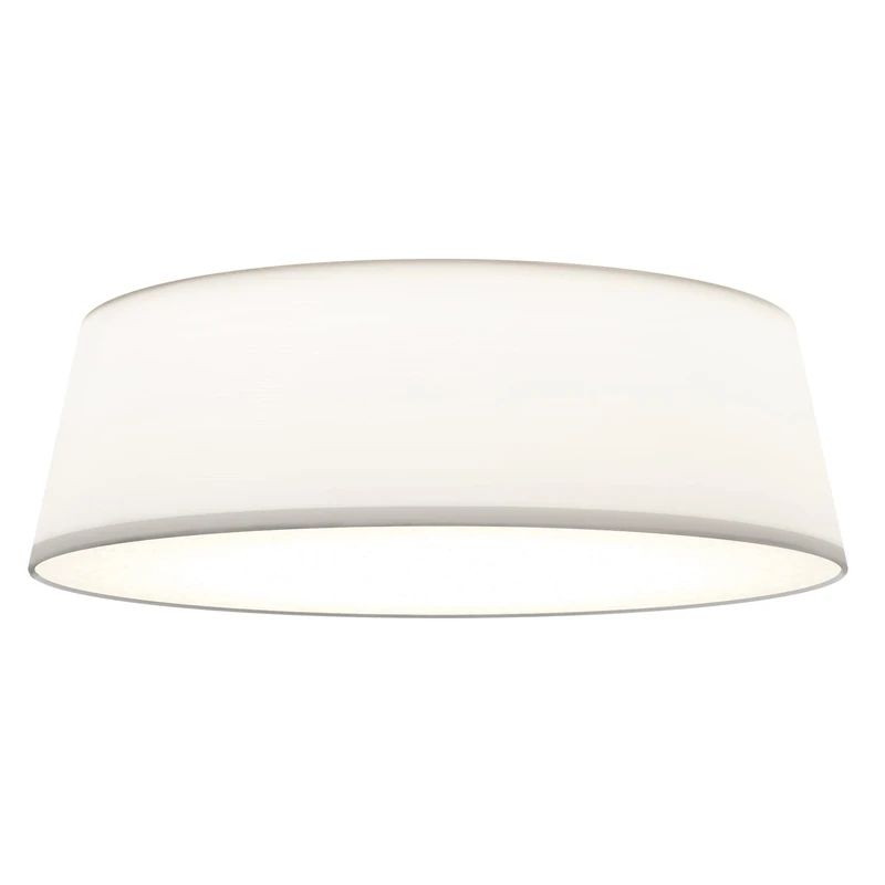 Astro Fife 430 Dimmable Indoor Ceiling Light (White Fabric), LED E27/ES Lamp, Designed in Britain - 1471003 - 3 Years Guarantee