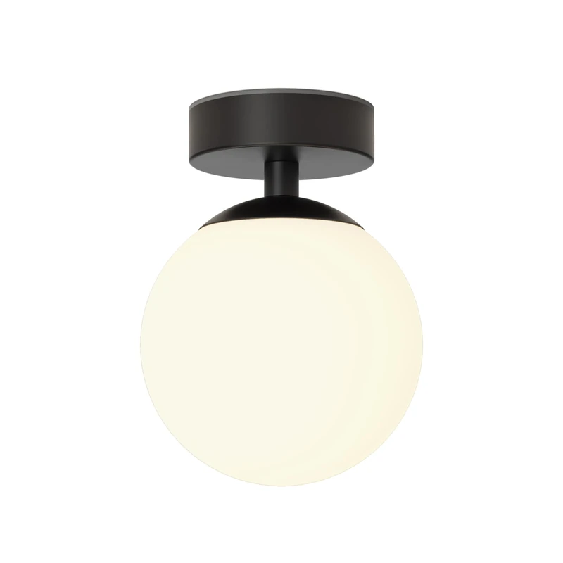Astro Denver Bathroom Ceiling Light - IP44 Rated - (Matt Black), G9 Lamp, Designed in Britain - 1038005-3 Years Guarantee