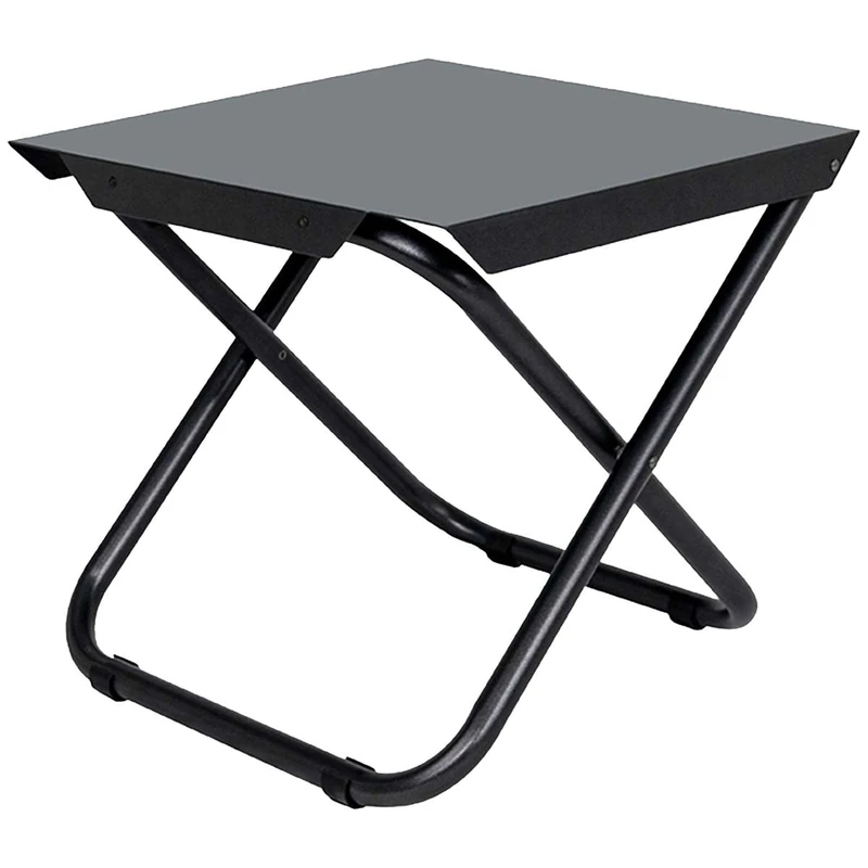 Crespo AP290 Camping Side Table Folding Table Aluminium 50 kg Aluminium Black One Size - Image 1