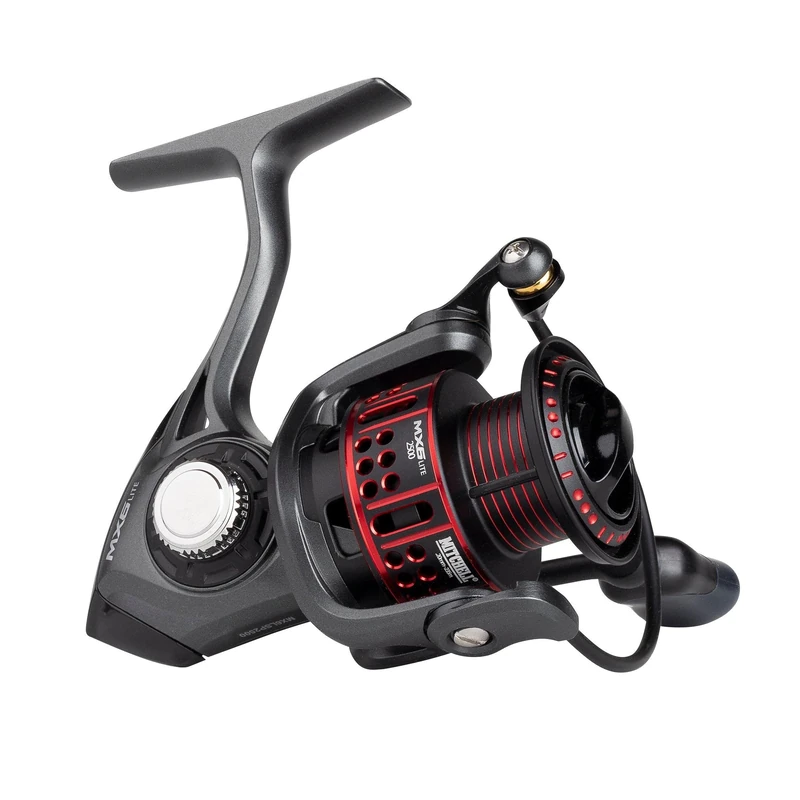 Mitchell MX6 Lite Allround Fishing Reel - High Speed Spinning Free Spool Reel Bolo Feeder Fishing Sea Trout Lake and River Anglers, Available In Sizes 2000 to 4000, Black 3000