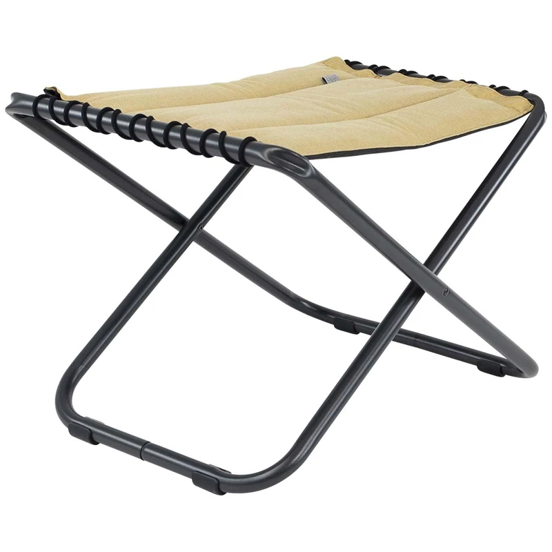 Crespo TexComfort AP306 Folding Stool Camping Folding Stool Angel Stool Upholstered Aluminium Yellow