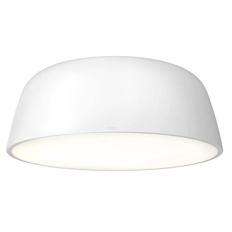 Astro Taiko 400 Matt White Ceiling Light - E27 LED Lamp