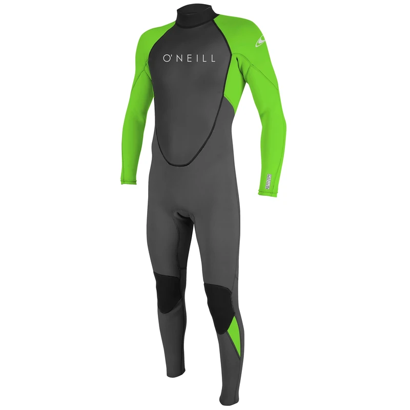 O'Neill Wetsuits Men's Reactor-2 3/2 Back Zip Full Wetsuit, Graph/Dayglo, XS UK