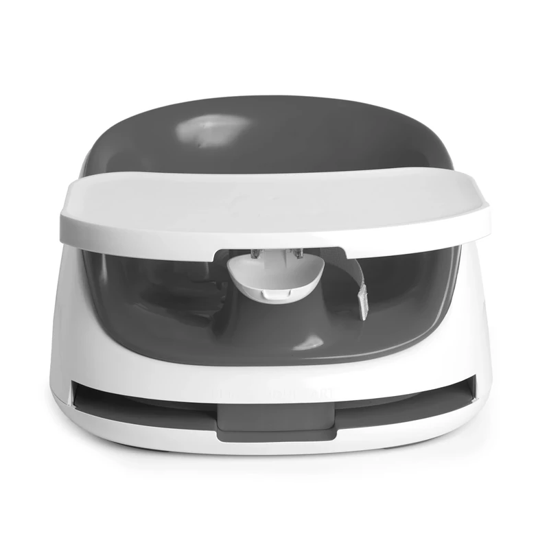 Prince Lionheart bebePOD Booster White Base | Comfortable | Removable Tray | Dual Strap System | Portable | Anti-Slip Base - Storm