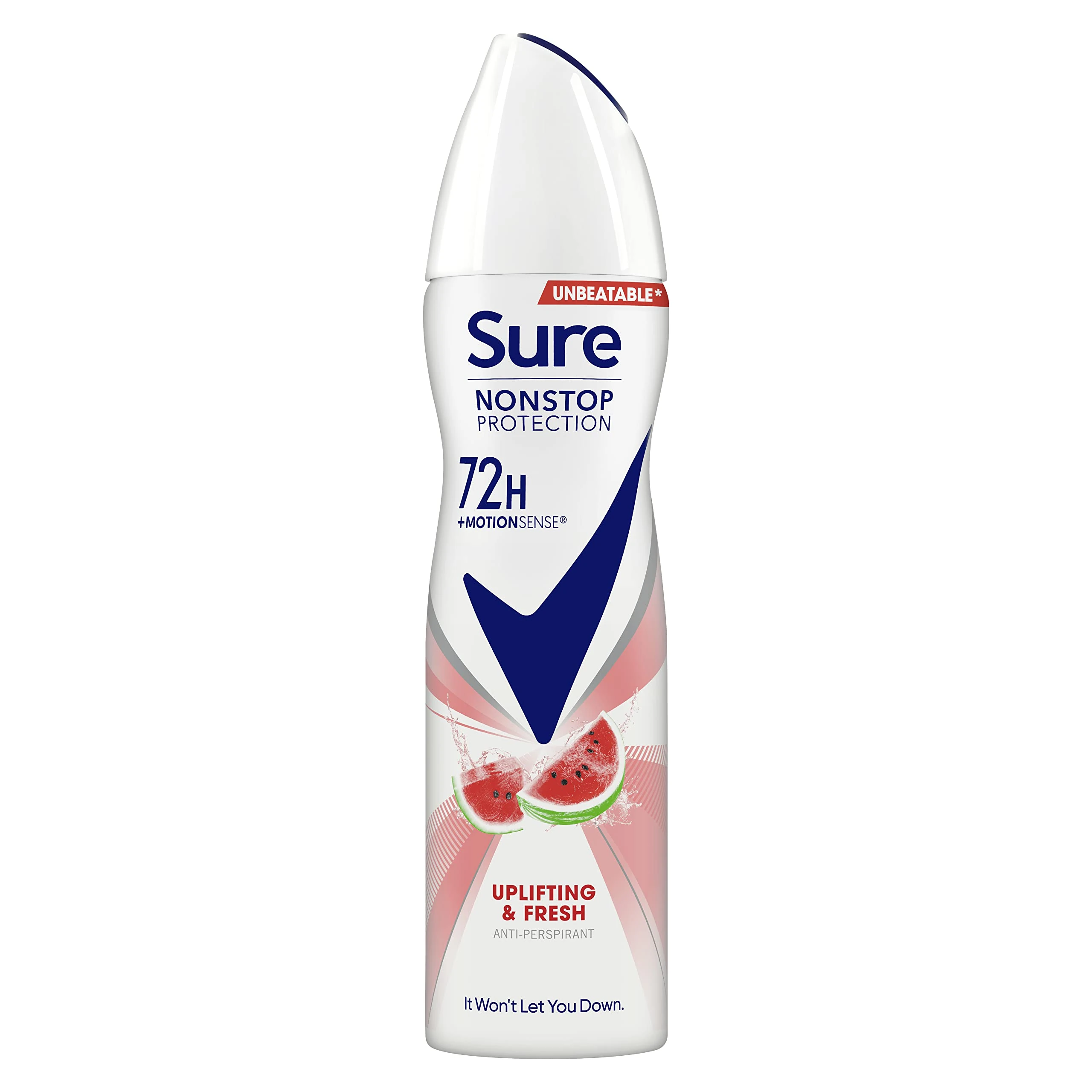 Sure Uplifting & Fresh Anti-perspirant Deodorant Aerosol MotionSense technology deodorant spray 72h protection against sweat and odour 150 ml