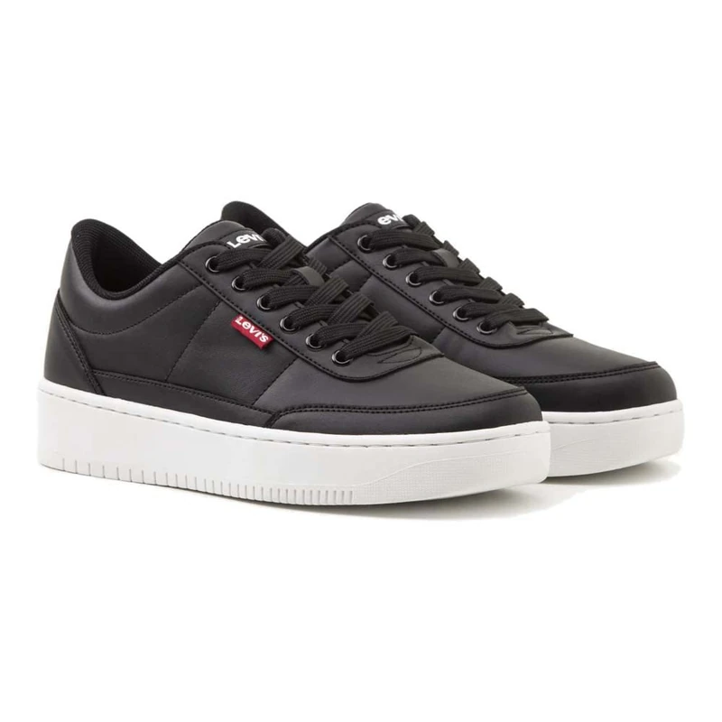 Levi's Women's New Union 2.0 Sneakers, Regular Black, 7.5 UK