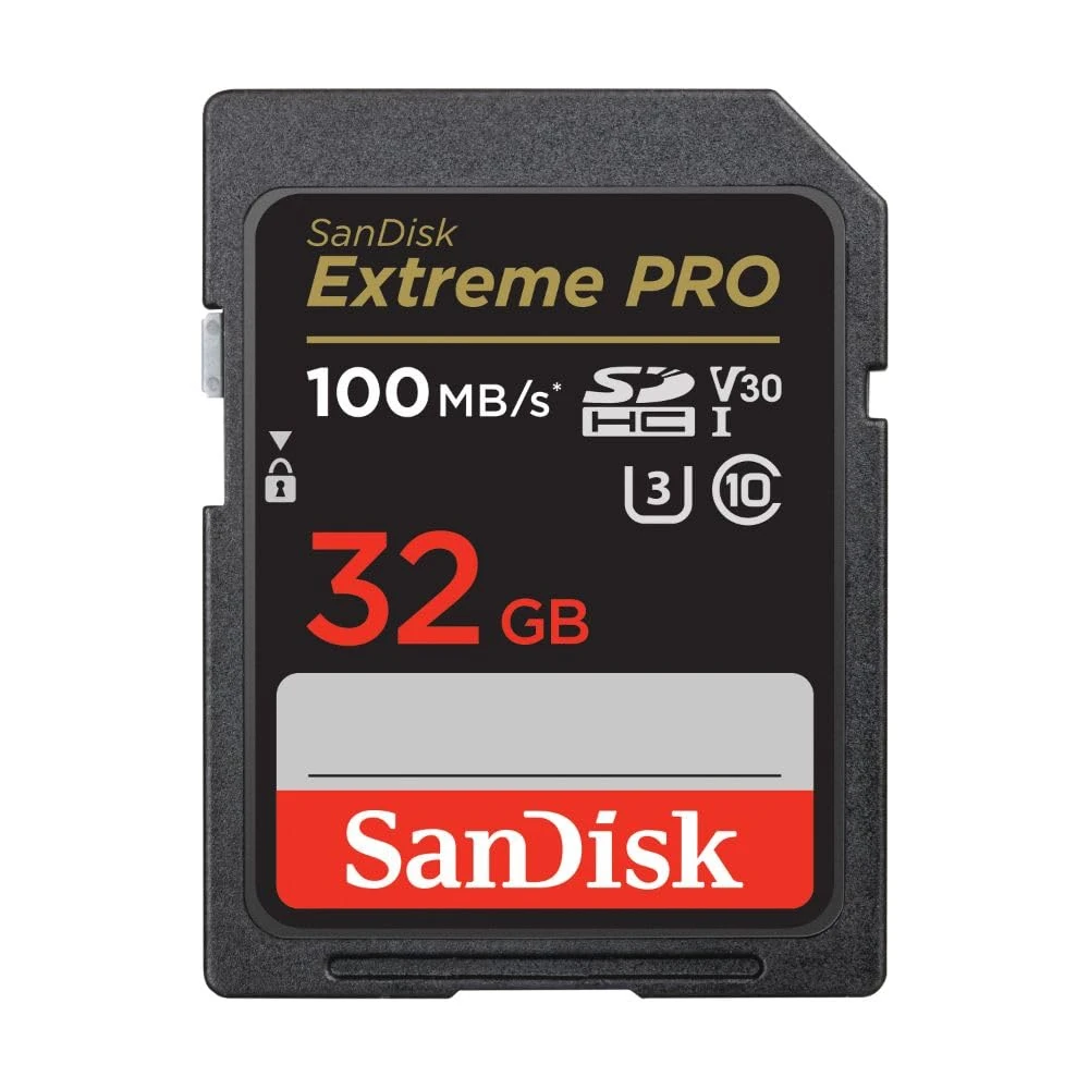 SanDisk 32GB Extreme PRO RescuePRO Deluxe SDHC+ card, up to 100MB/s, UHS-I, Class 10, U3, V30
