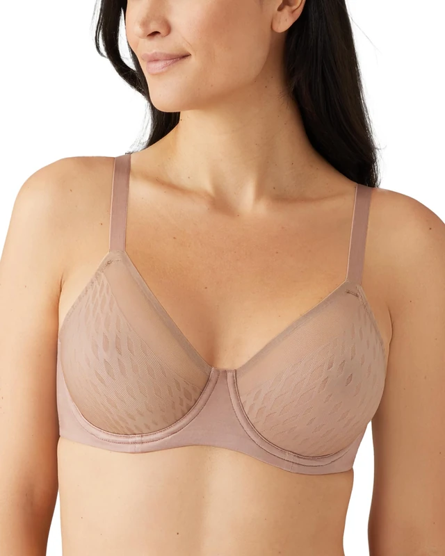 Wacoal Women's Elevated Allure Seamless Unlined Underwire Bra Full Coverage, Opaque, Roebuck, 38F