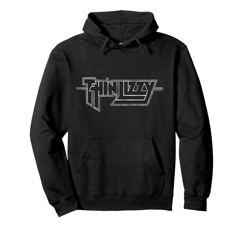 Thin Lizzy Super Hero Logo Pullover Hoodie