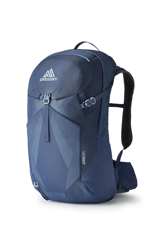 Gregory Vaporspan - Juno 24 - Day Hiking Backpack for Women, 52 cm, 24 L, 0.88 KG, Ventilated VaporSpan Backpanel, Hydration Compatible, Rain Cover Included, Blue (Vintage Blue)