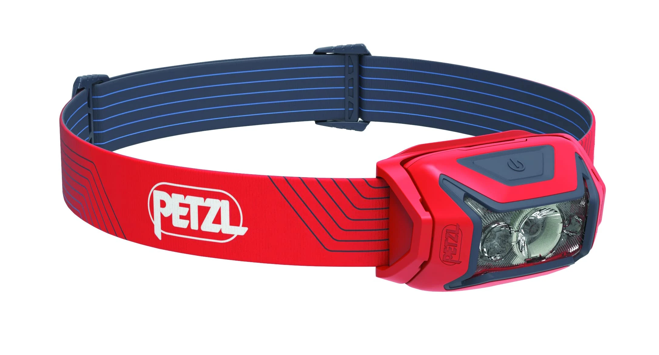 PETZL, Actik®, Compact Multifunction Compact Front Lamp, Red, U, Unisex-Adult