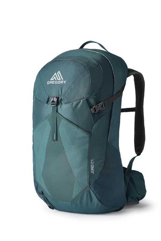 Gregory Vaporspan - Juno 24 - Day Hiking Backpack for Women, 52 cm, 24 L, 0.88 KG, Ventilated VaporSpan Backpanel, Hydration Compatible, Rain Cover Included, Green (Emerald Green)