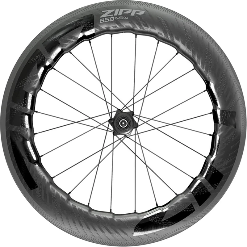 ZIPP ruota 858 NSW tubeless ready posteriore disco 24 raggi p.pass. 12mm nero 2022/2 xdr