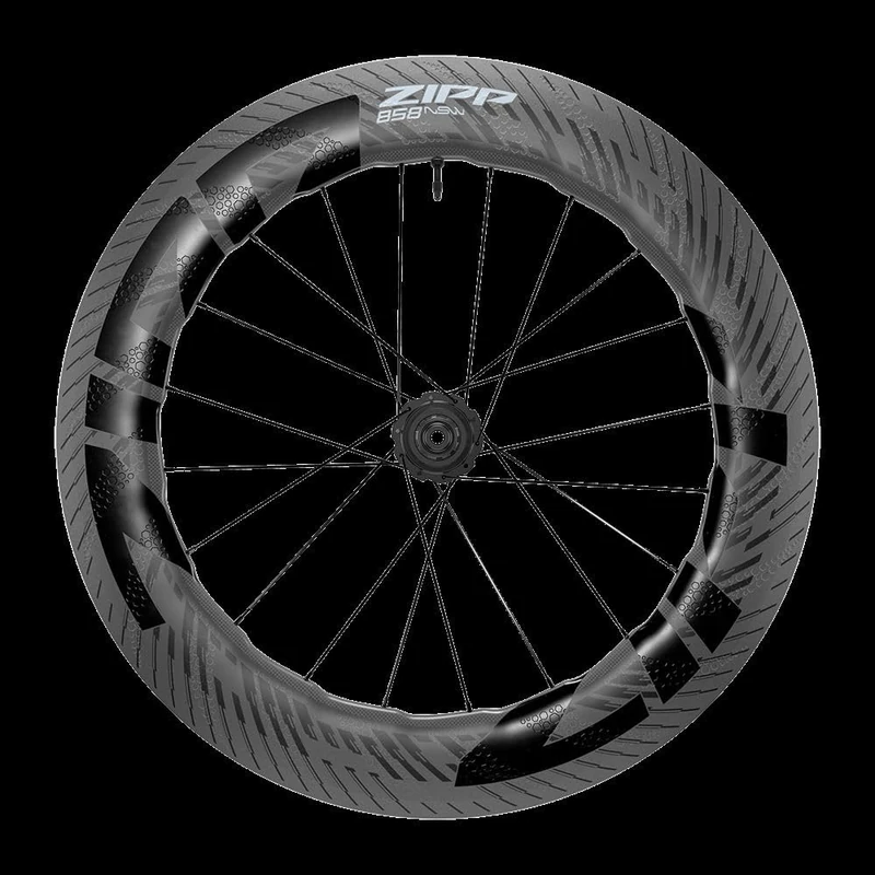 ZIPP ruota 858 NSW tubeless ready posteriore disco 24 raggi p.pass. 12mm nero 2022/2 shimano