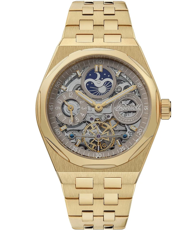 Ingersoll 1892 Broadway Automatic Watch - 43mm Gold Case - Image 1