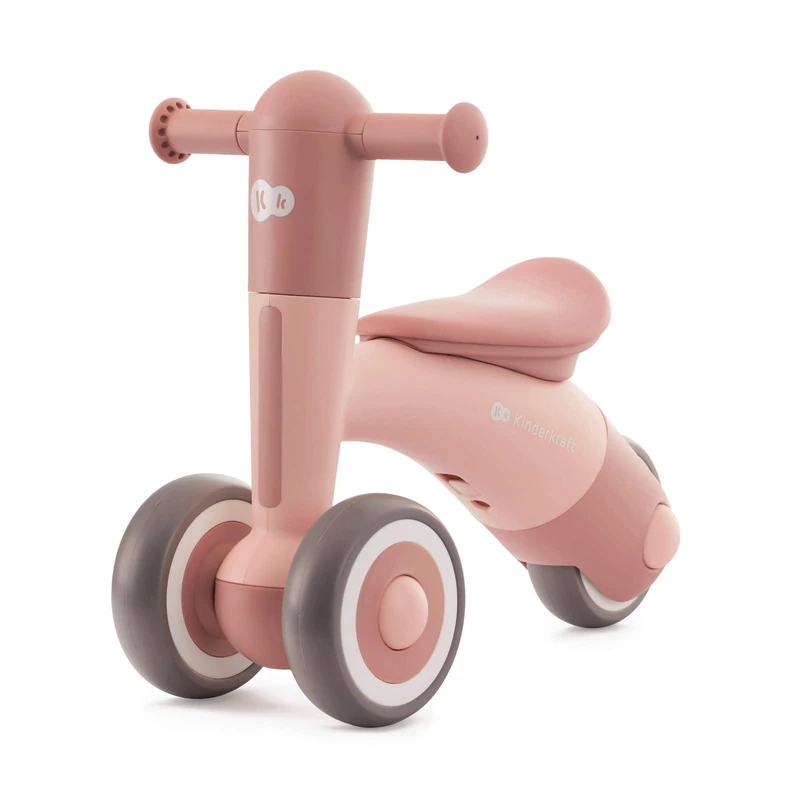 Kinderkraft MINIBI Balance Bike - Lightweight Pink Toddler Trike