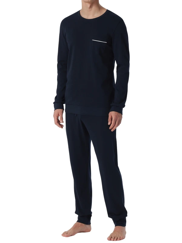 Schiesser Men's Pyjamas Long Warmer Cotton - Fine Interlock