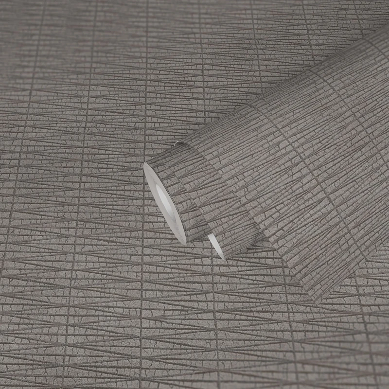 A.S. Création 385976 Textured Wallpaper Grey Silver Non-Woven Metallic Effect Scandinavian 385976 10.05 x 0.53 m Made in Germany