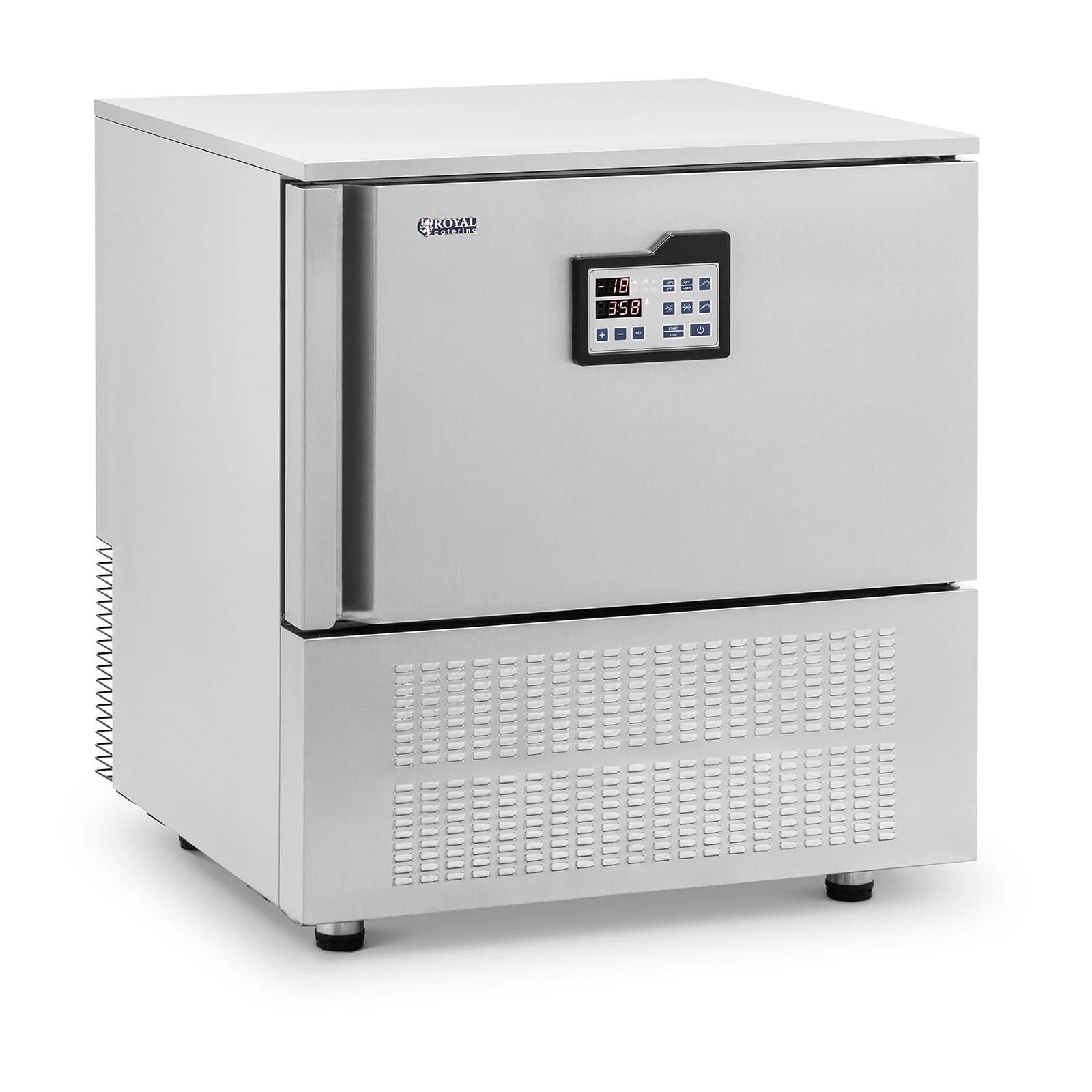 Royal Catering RCGK-BC96 Blast Chiller 96 L Freezing Capacity: 12 kg / 238 min Blast Freezer Shock Freezer Flash Freezer (Stainless steel, Refrigerant R290, LCD Display)