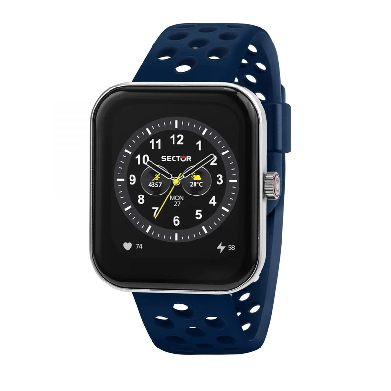 Sector No Limits S-03 Pro Men's Watch, Smart, Digital – R3251159002, Multi-Coloured, 45x38mm, Strap