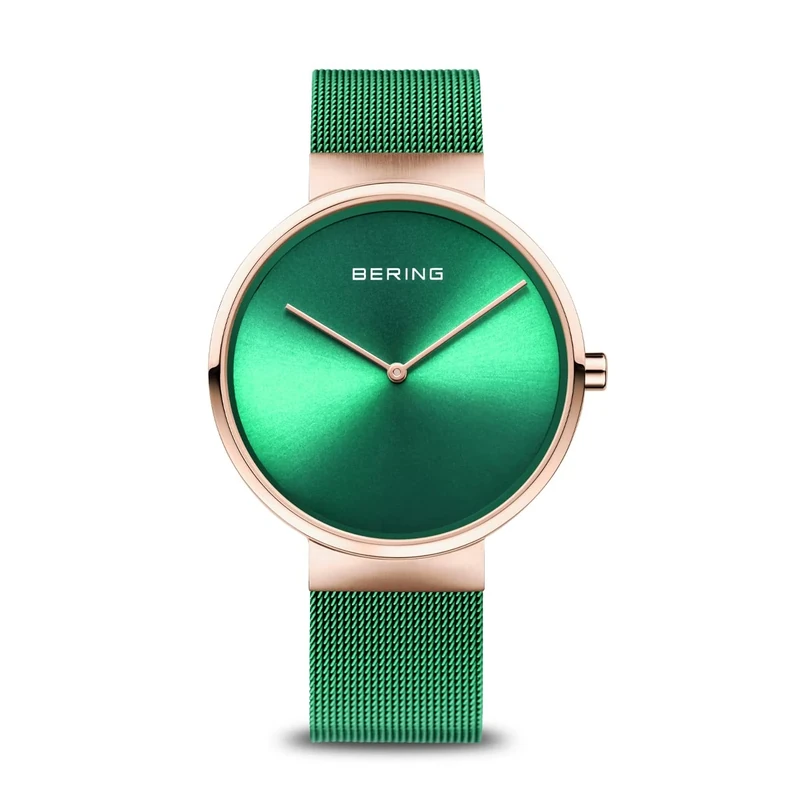 BERING Unisex Analog Quartz Classic Collection Watch with Stainless Steel Strap & Sapphire crystal 14539-868