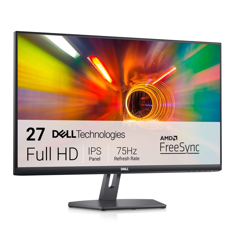 Dell S2721NX 27 Inch Full HD (1920x1080) Monitor, 75Hz, IPS, 4ms, AMD FreeSync, Ultrathin Bezel, 2x HDMI, 3 Year Warranty, Black