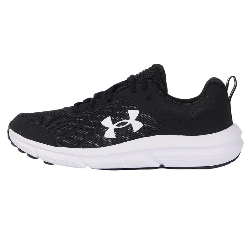 Ua Mens Ua Charged Assert 10 Black / Black / White 11.5