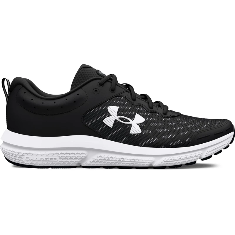 Under Armour Men's UA Charged Assert 10 Running Shoe, Black, 12 UK