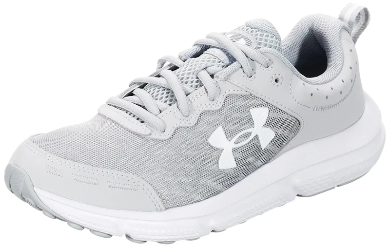 Under Armour Men's UA Charged Assert 10 Visual Cushioning, Grey, 6.5 UK