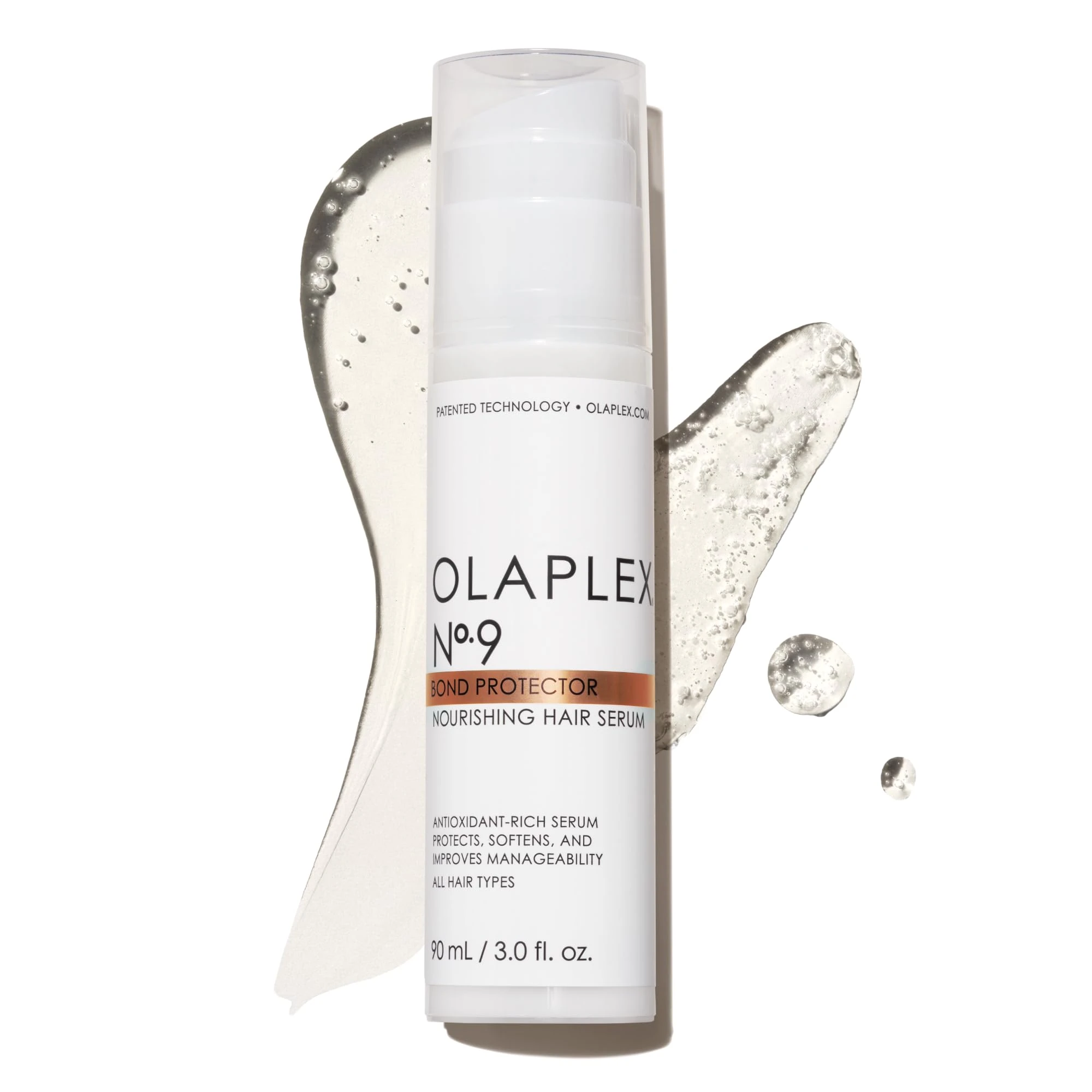 Olaplex No. 9 Bond Protector Hair Serum, Leave-In Styling Hair Treatment, To Style, Strength & Repair, For All Hair Types, 90ml