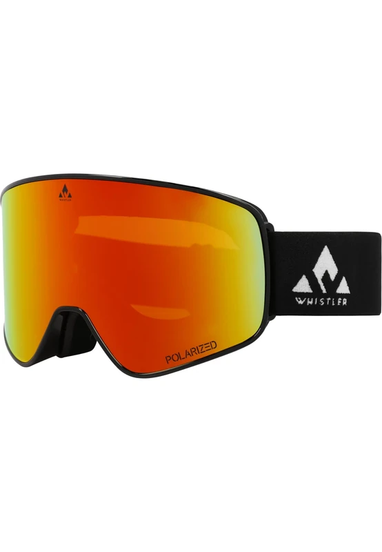 WHISTLER WS8500 Unisex Ski Goggles Polarised OTG 1001 Black One Size