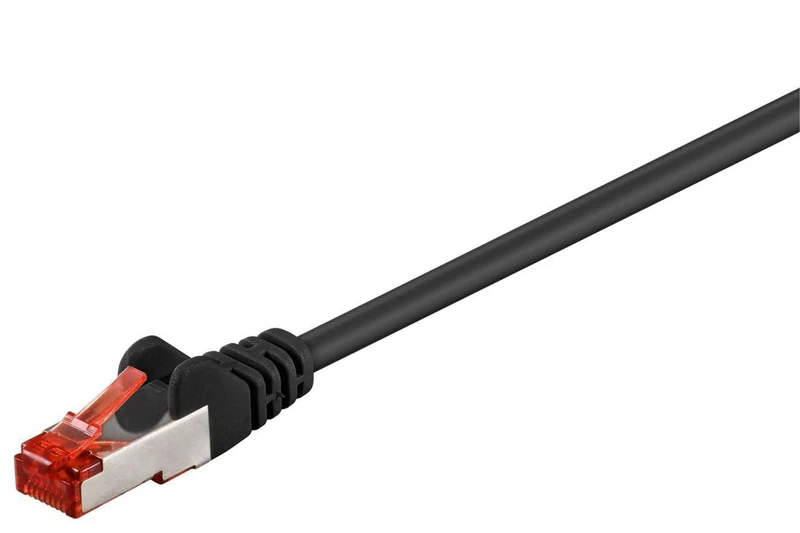 MicroConnect F/UTP CAT6 25m Black LSZH.