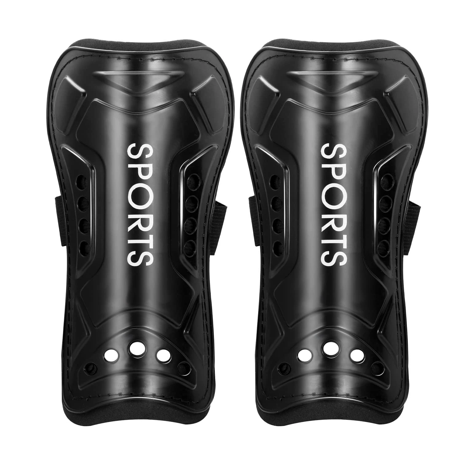 Football Shin Pads, Soccer Shin Guards Large Kids Youth Breathable Football Games Leg Calf Protective Gear for Boys & Girls Soccer Match Sports (6-15 years)