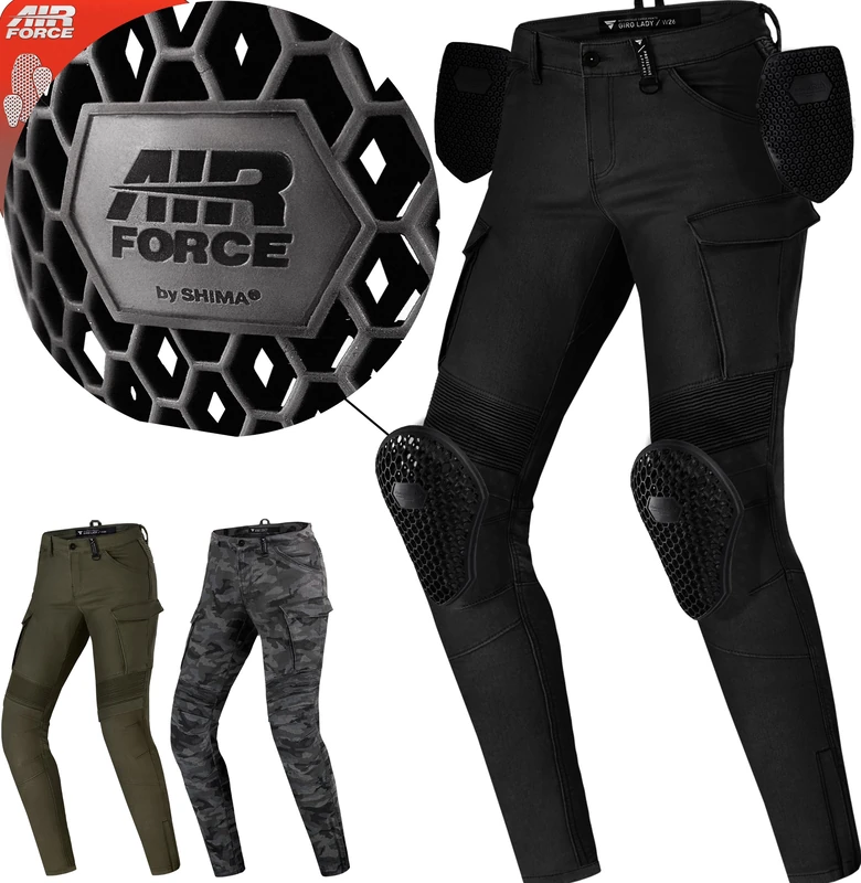 SHIMA GIRO 2.0 LADY Motorcycle Pants - Slim Fit Cargo Trousers