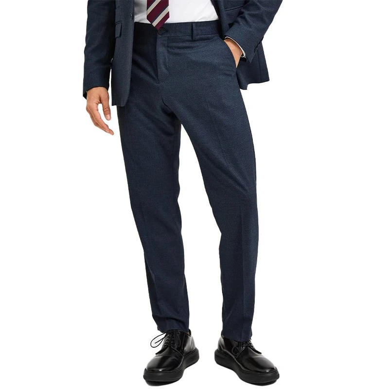 SELECTED HOMME BLACK de los hombres SLHSLIM-TIMELOGAN BLUE STRUC TRS B NOOS Pants, Sky Captain/Detail:structure, 56
