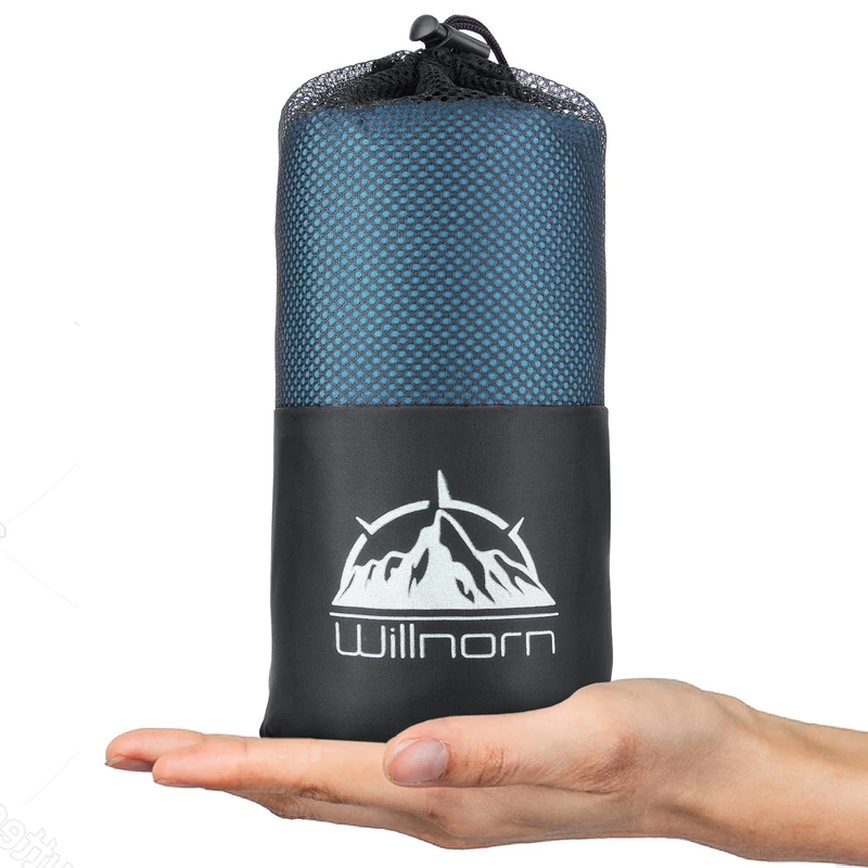 WILLNORN Sleeping Bag Liner - Soft Microfiber Travel Sheet 220x95cm