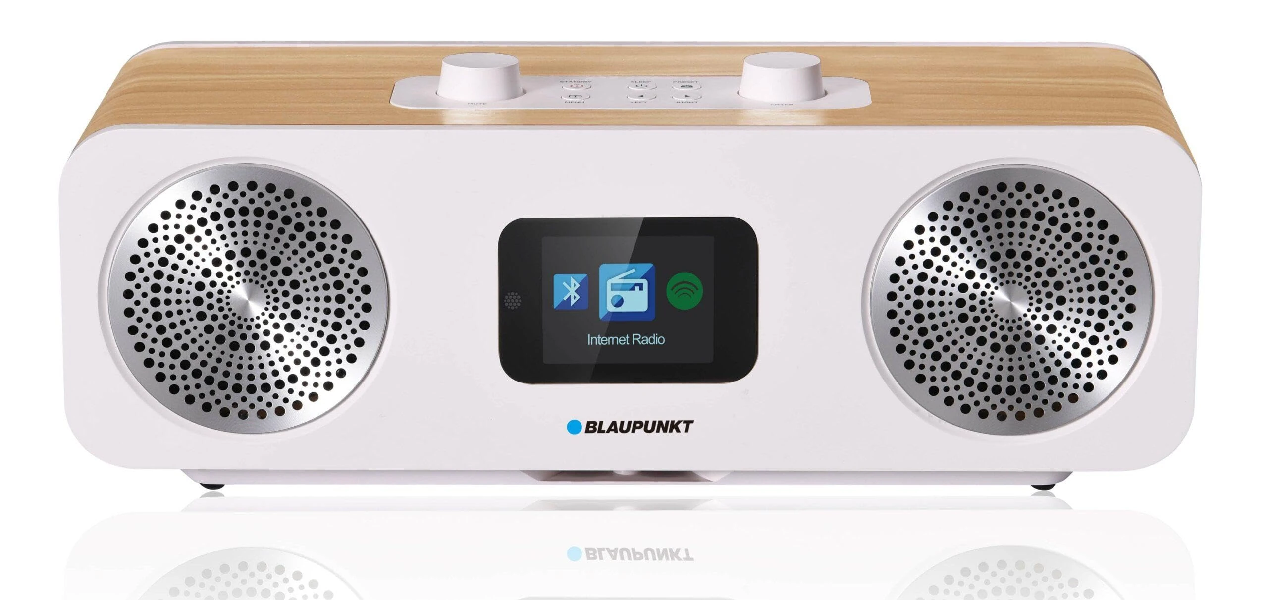Blaupunkt IR50DAB radio Internet Digital White Wood