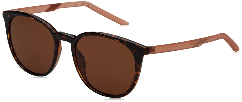 Nike Sun Journey Sunglasses, Tortoise/Fossil-Rose Dark Brown, One Size