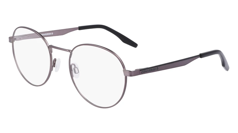 Converse CV1010 070 Satin Gunmetal Eyewear Unisex Metallo, Round, 51