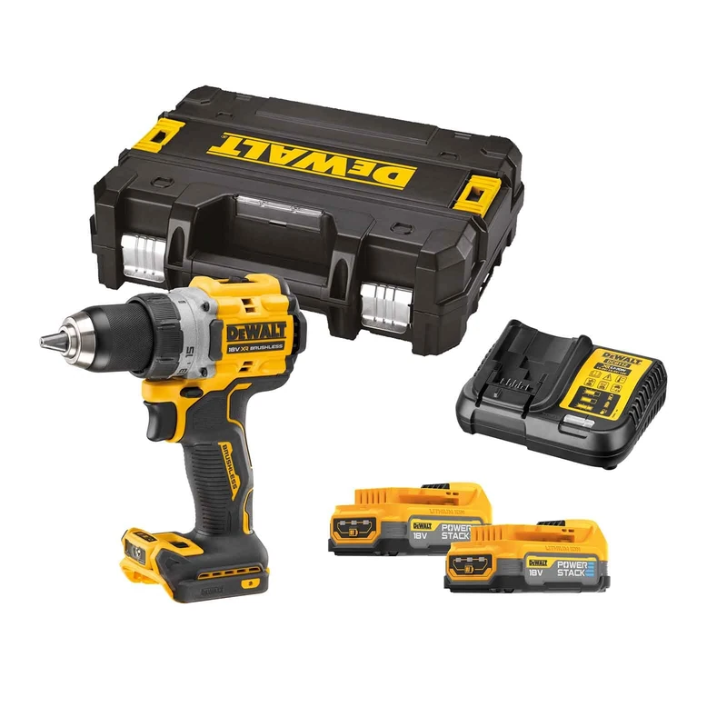 DEWALT XR 18V Brushless Drill Driver 13mm 90Nm - TSTAK Kit