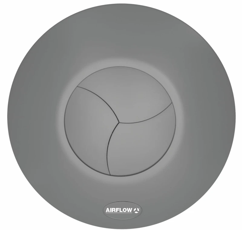 Airflow iCON 15 Fan Cover in Elegant Ultimate Grey – Designer Look for Bathrooms – Fits iCON 15 Extractor Fan
