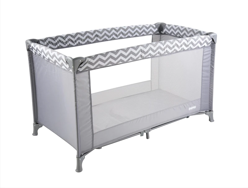 Babyco Fun Time Travel Cot Playpen -Grey Wave