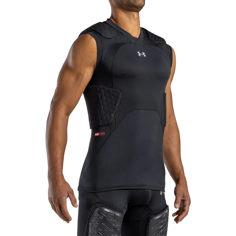 Under Armour Unisex's Ua20400 Gameday Pro 5-Pad Top, New Black, XXL